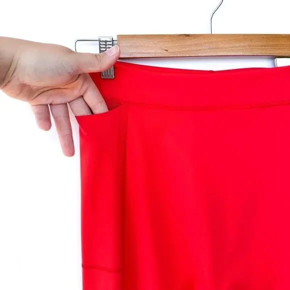 NWT Aerie Offline Orange High Rise 7/8 Length Goal Leggings Large - Picture 5 of 12